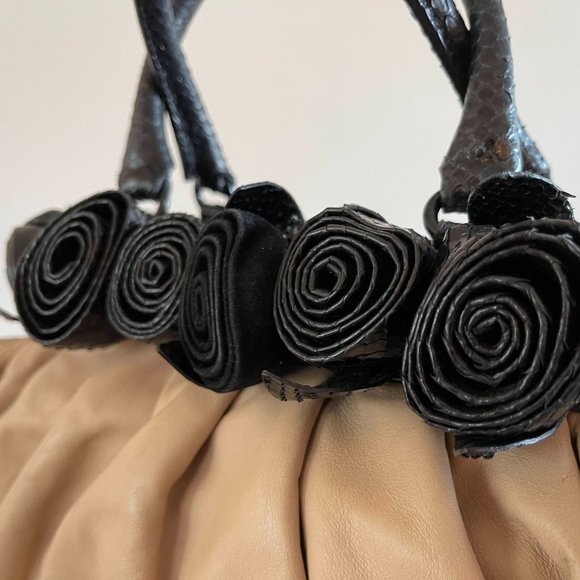 Valentino Garavani Python Leather Handbag - Picture 5 of 6